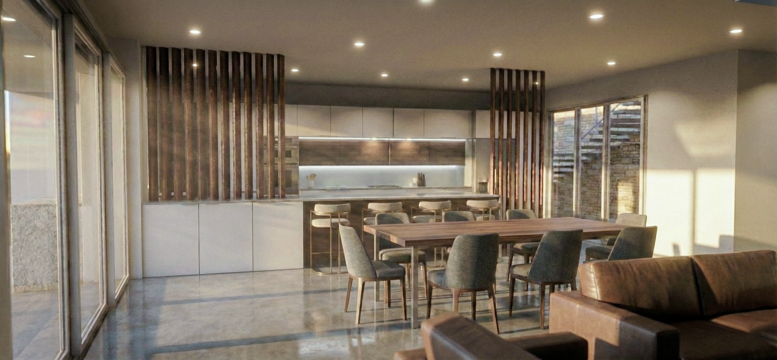 Residencia Privada — visualización conceptual